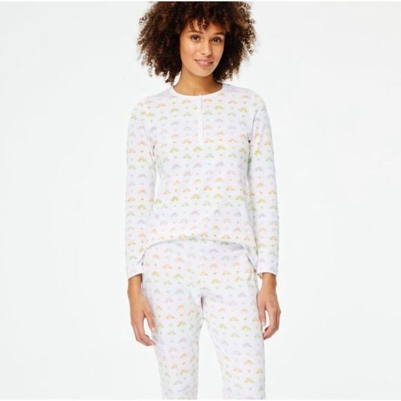 Stoney Clover Roller Rabbit Cotton Candy Cloud Pajama Top S - Picture 1 of 7